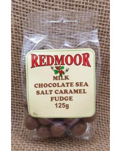 MILK CHOCOLATE SEA SALT CARAMEL FUDGE 125G