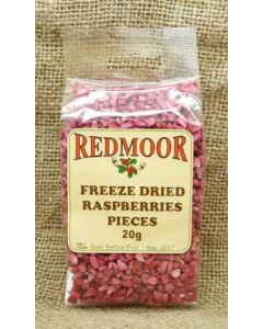 FREEZE DRIED RASPBERRY PIECES 20G