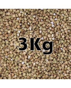 BUCKWHEAT WHOLE UNROASTED ORG. 3KG