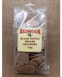 SESAME PEPPER CRACKERS 125G