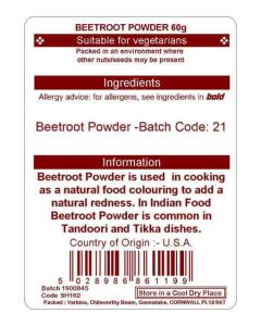 BEETROOT POWDER 60G