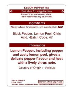 LEMON PEPPER KG