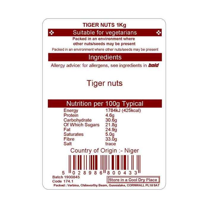 TIGER NUTS LARGE  KG