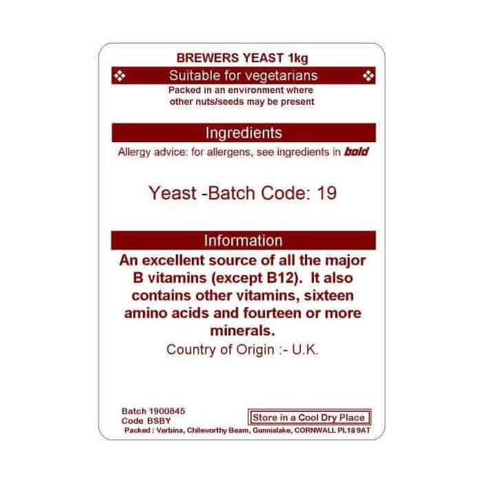 BREWERS YEAST    KG