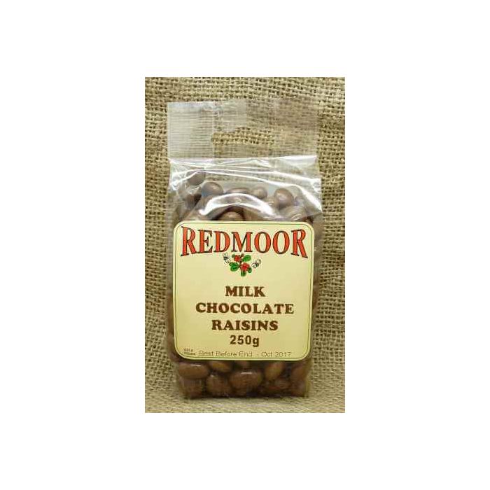 MILK CHOCOLATE RAISINS 250G