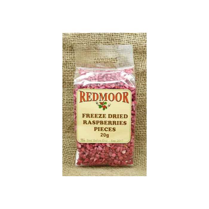 FREEZE DRIED RASPBERRY PIECES 20G