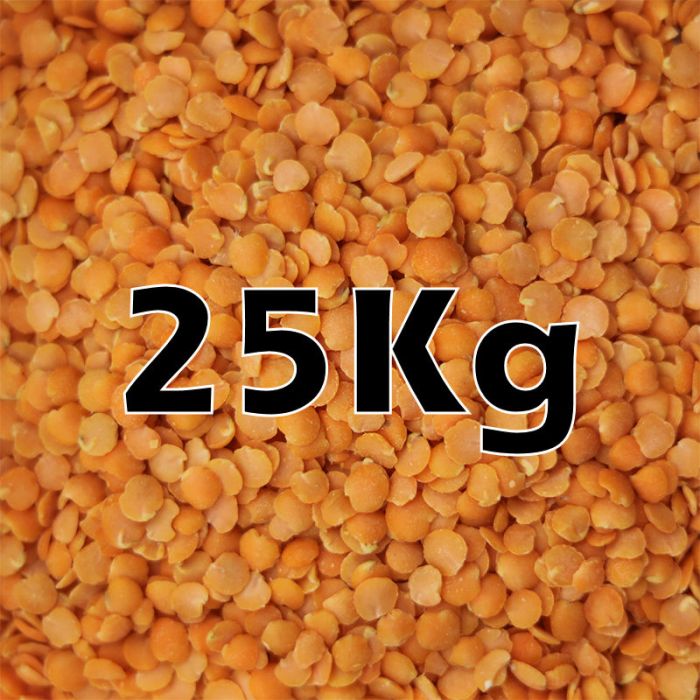 LENTILS RED ORG. 25KG