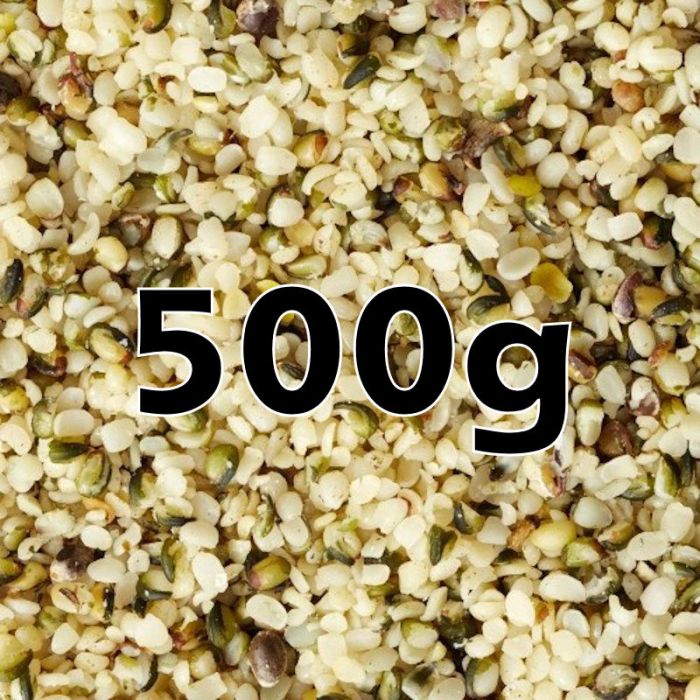 HEMP SEED HULLED ORG 500G