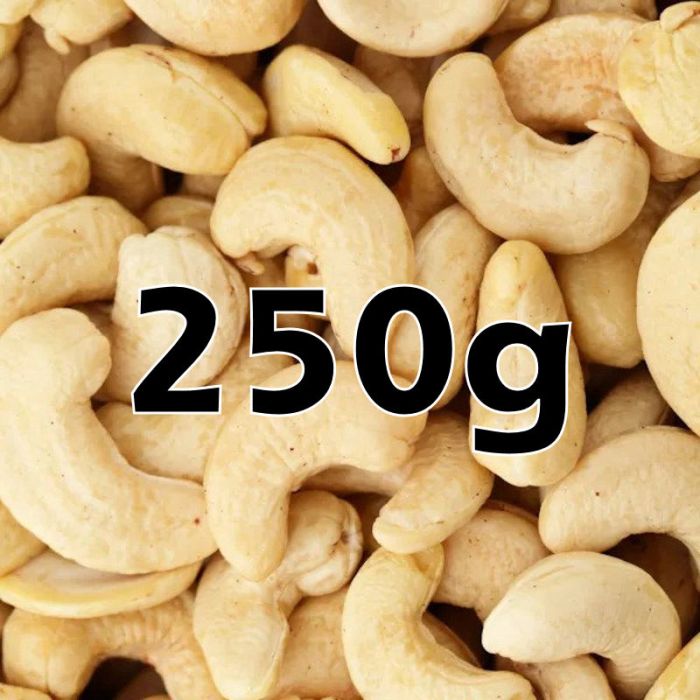 WHOLE CASHEWS ORG 250G