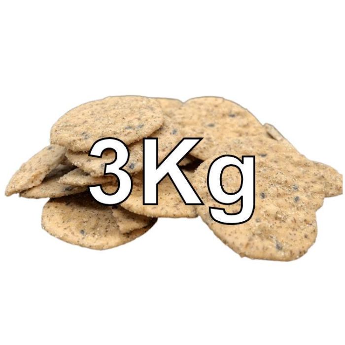 SESAME PEPPER CRACKERS 3KG