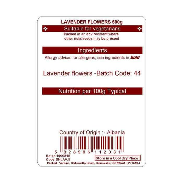 LAVENDER FLOWERS   500G