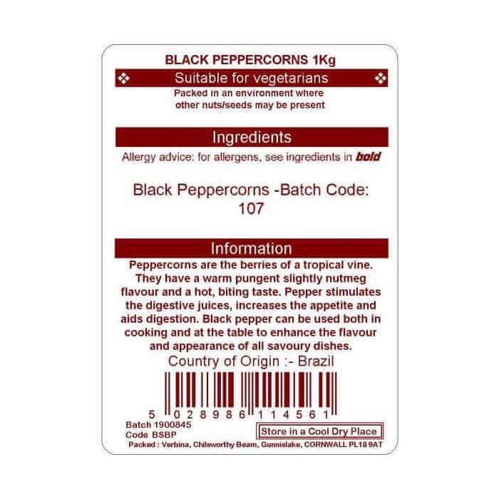 PEPPERCORNS BLACK KG