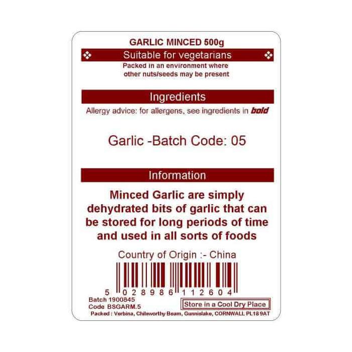 GARLIC MINCED 500G