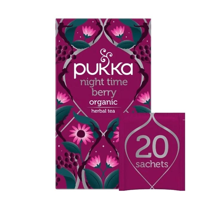 PUKKA NIGHT TIME BERRY TEA BAGS 4 X 20